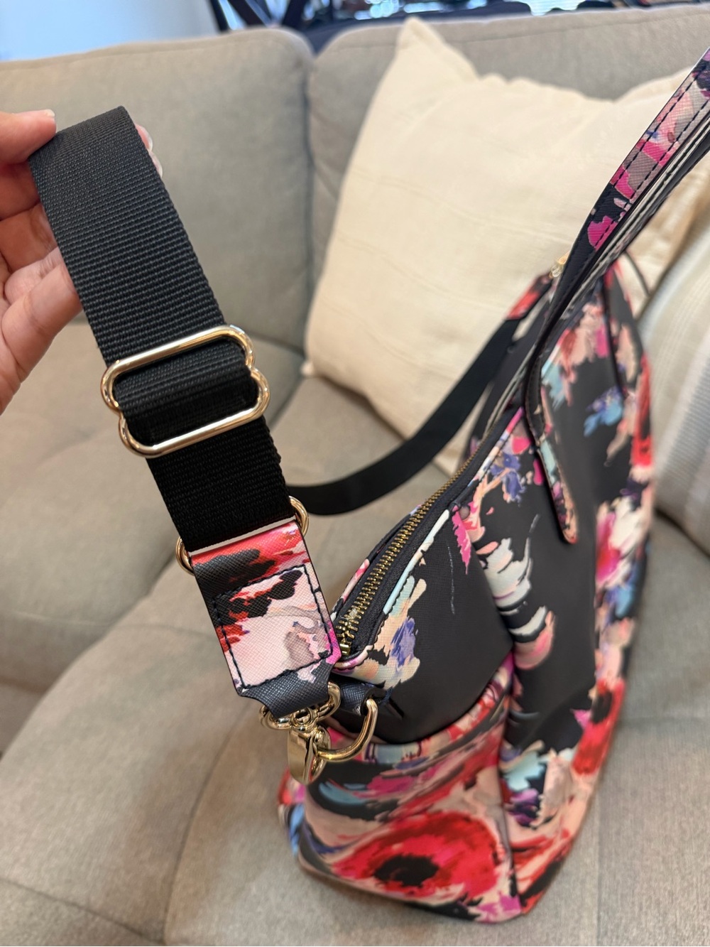 Kate Spade Floral Print Tote Bag - Picture 4 of 11